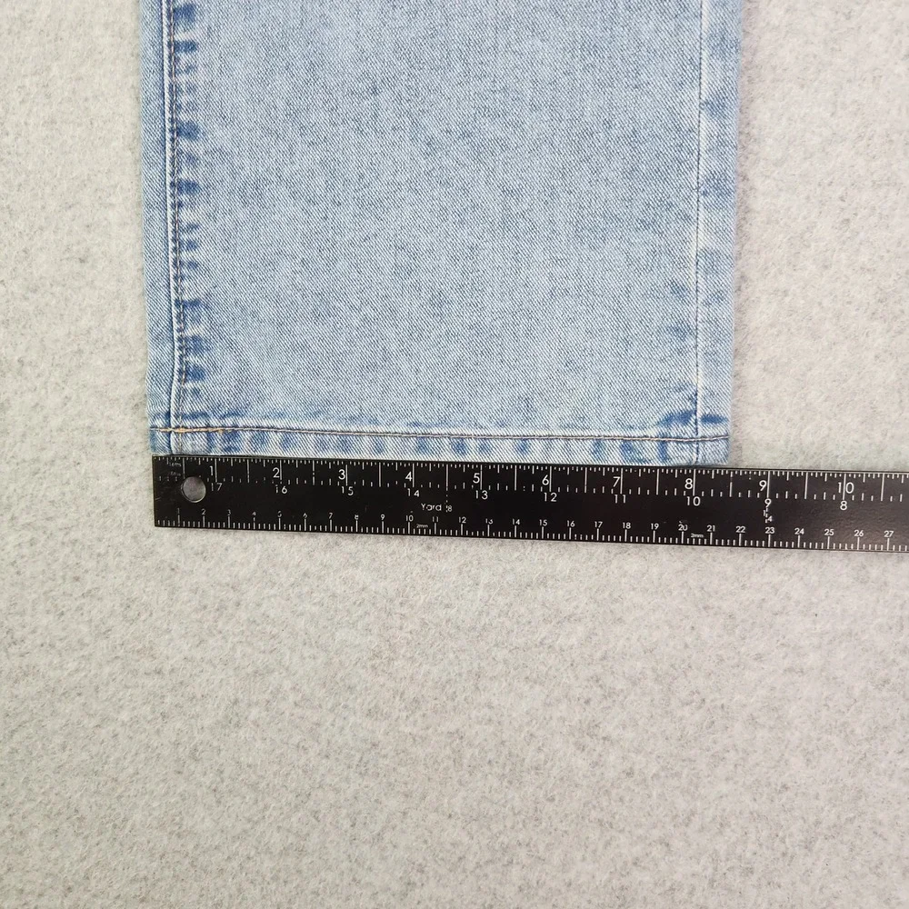 Old Navy Jeans Girls Size 8 Blue Denim Baggy Wide Leg High‎ Rise Built-In Tough